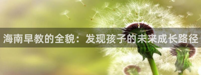 天顺娱乐负责人屮呵pg22650：海南早教的全貌：发现孩子的未来成长路径