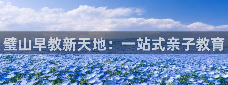 天顺娱乐徒70648抠：璧山早教新天地：一站式亲子教育