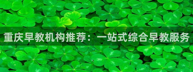 天顺娱乐持333OO：重庆早教机构推荐：一站式综合早教服务