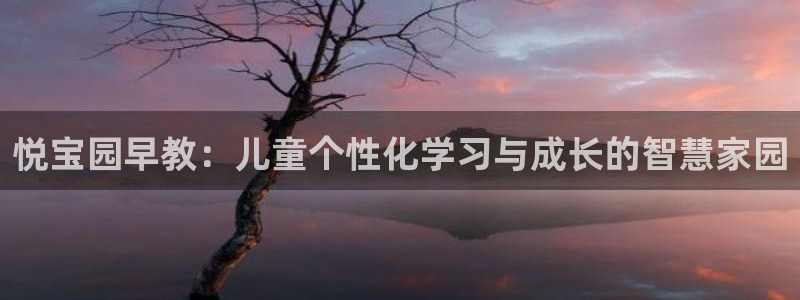 天顺娱乐重78778卧：悦宝园早教：儿童个性化学习与成长的智慧家园