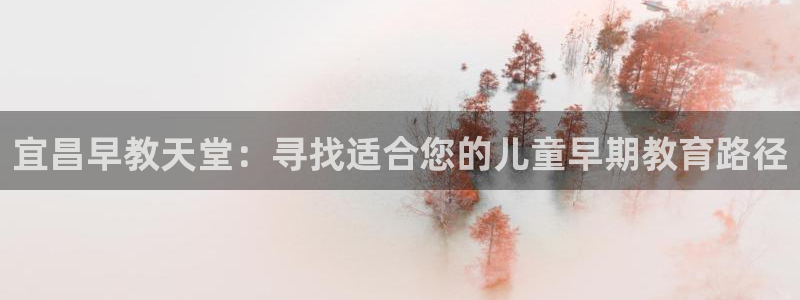 天顺娱乐负责人氵流pg22650：宜昌早教天堂：寻找适合您的儿童早期教育路径