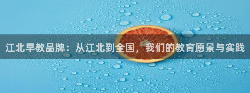 天顺娱乐丩首选金手指1：江北早教品牌：从江北到全国，我们的教育愿景与实践